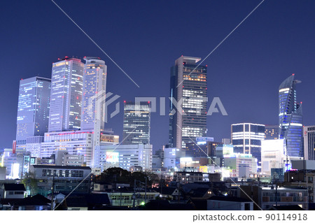 名古屋站夜景 名古屋站夜景 90114918