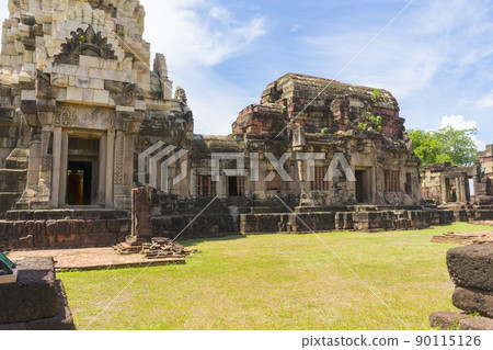 View of Prasat Phanom Wan Historical Park, Nakhon ratchasima, Thailand. View of Prasat Phanom Wan Historical Park, Nakhon ratchasima, Thailand. 90115126
