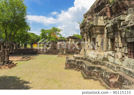 View of Prasat Phanom Wan Historical Park, Nakhon ratchasima, Thailand. View of Prasat Phanom Wan Historical Park, Nakhon ratchasima, Thailand. 90115133