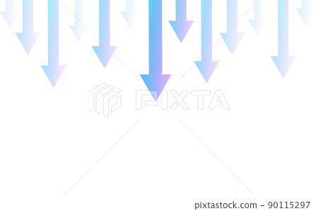 箭頭背景藍色下降 箭頭背景藍色下降 90115297