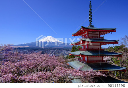 Arakurayama Sengen Park and Mt. Fuji Arakurayama Sengen Park and Mt. Fuji 90115398