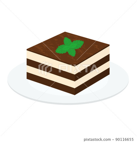 Illustration of tiramisu 90116655