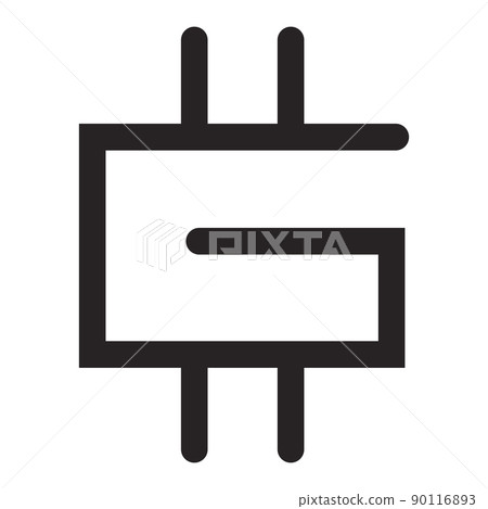 Stepn GMT token symbol cryptocurrency logo coin icon isolated on white background. Stepn GMT token symbol cryptocurrency logo coin icon isolated on white background. 90116893