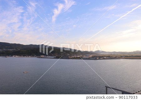 長門市山口縣洋木館湯谷灣溫泉旅館從旅館眺望湯谷灣 90117033