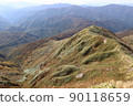 Scenery from the mountain trail leading to Mt. Hakusan Bessan 90118659