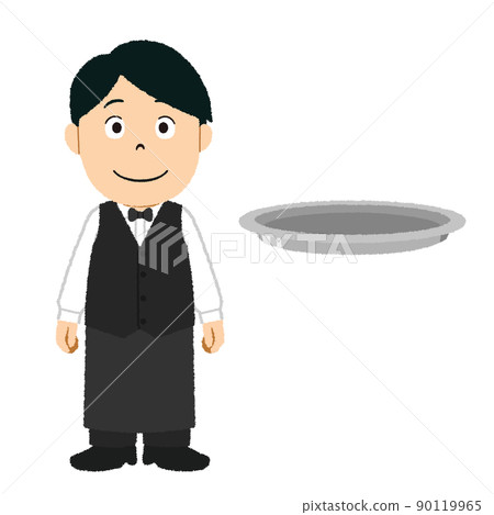 Waiter illustration Waiter illustration 90119965