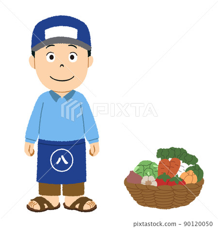 Illustration of a greengrocer 90120050