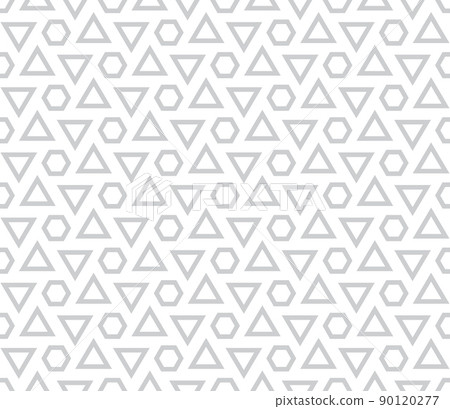 Abstract geometric pattern. A seamless vector background. White and gray ornament. Graphic modern pattern. Simple lattice graphic design 90120277