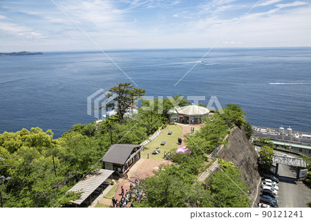 從熱海城的觀景台俯瞰熱海市 90121241