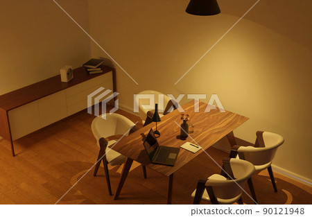 Interiors that can be used for blogs, homepages, and advertisements 90121948