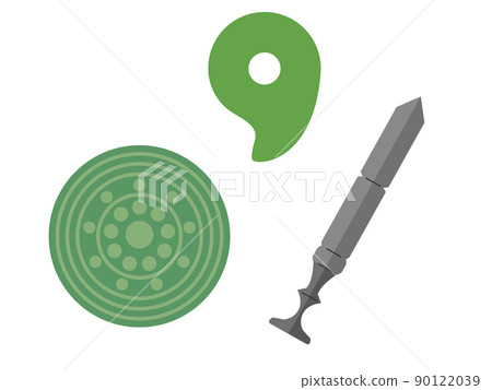 Three sacred treasures Three sacred treasures 90122039