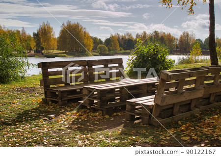 Outdoor furniture made from wood pallets Outdoor furniture made from wood pallets 90122167