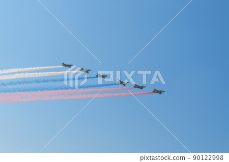Russian Air Force Sukhoi Su-25 Color Smoke (Russian Flag) Russian Air Force Sukhoi Su-25 Color Smoke (Russian Flag) 90122998