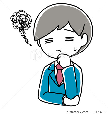 陷入困境的人的例證 陷入困境的人的例證 90123705