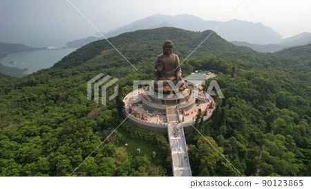 big buddha statue in Lantau island 90123865
