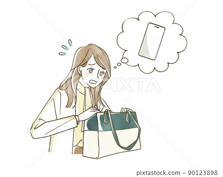 尋找智能手機的女人 90123898