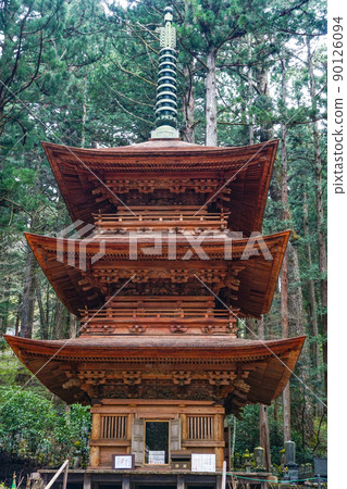 法尺山光善寺三重塔 法尺山光善寺三重塔 90126094