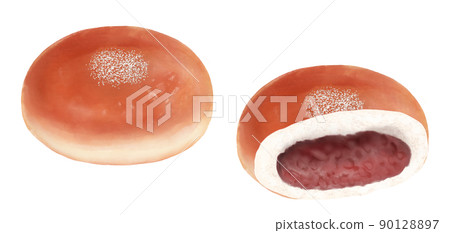 Anpan 罌粟種子與 anpan 分裂 90128897