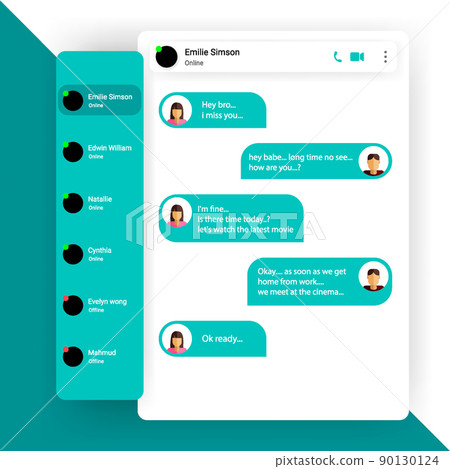 ui chatting float app template 90130124