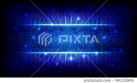 Abstract polygon background. graphic data, computer technology, decryption, algorithm, encryption and laser grid element. Placeholder, landing page and template technology gear. Circuit board Abstract polygon background. graphic data, computer technology, decryption, algorithm, encryption and laser grid element. Placeholder, landing page and template technology gear. Circuit board 90130989