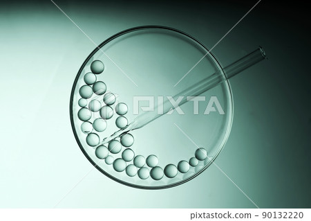 Abstract cosmetic laboratory. Chemical laboratory research. Cosmetic Essence 90132220