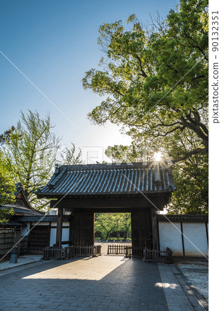 《愛知縣》名古屋市德川園黑門 90132351