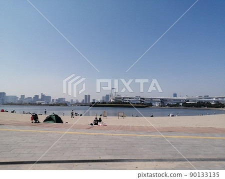 Odaiba Seaside Park Beach 90133135