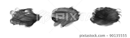 Brush Stroke Water Color Circle Brush Stroke Water Color Circle 90135555
