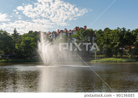 Lake Tikhoe in Svetlogorsk Lake Tikhoe in Svetlogorsk 90136885