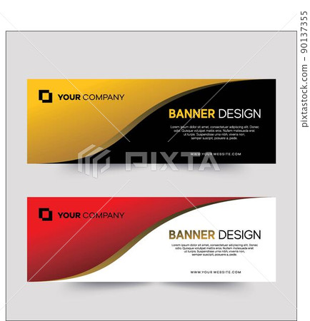 Cool and modern banners for professional companies... 90137355