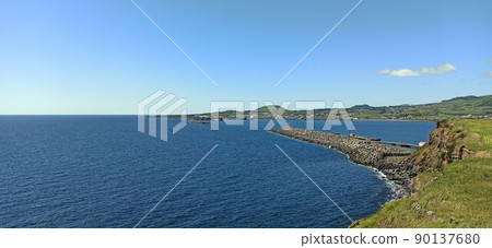 Landscape of the city port and surroundings Landscape of the city port and surroundings 90137680