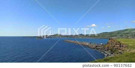 Landscape of the city port and surroundings Landscape of the city port and surroundings 90137682