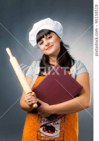 happy woman cook happy woman cook 90138519