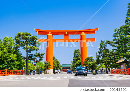 Kyoto Heian Shrine Shinto Torii 90141501
