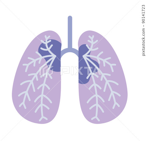 Lungs with cancer cells 90141723