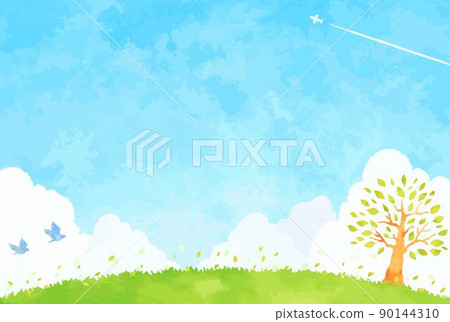 田園鬱鬱蔥蔥的風景圖 田園鬱鬱蔥蔥的風景圖 90144310