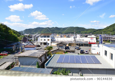 2021. Scenery of the Seto Ohashi Line from Kojima Station to Okayama Station 90144830