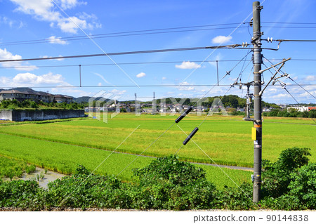2021. Scenery of the Seto Ohashi Line from Kojima Station to Okayama Station 90144838