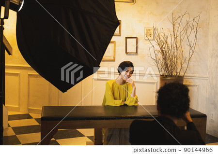 Shooting site cameraman model 90144966