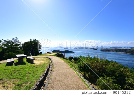 Scenery of Washuzan, Kojima Peninsula, Okayama Prefecture Scenery of Washuzan, Kojima Peninsula, Okayama Prefecture 90145232