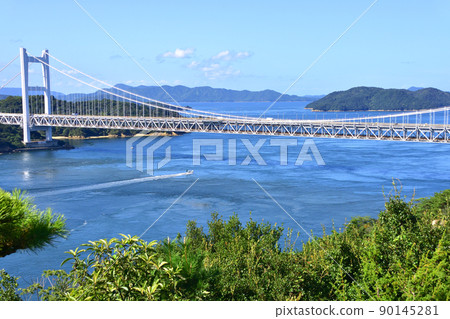 Scenery of Washuzan, Kojima Peninsula, Okayama Prefecture Scenery of Washuzan, Kojima Peninsula, Okayama Prefecture 90145281