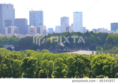 Imperial Palace Nijubashi Main Gate Ishibashi, Sakurada Gate and Parliament Building Chiyoda, Chiyoda-ku, Tokyo Imperial Palace Nijubashi Main Gate Ishibashi, Sakurada Gate and Parliament Building Chiyoda, Chiyoda-ku, Tokyo 90145857