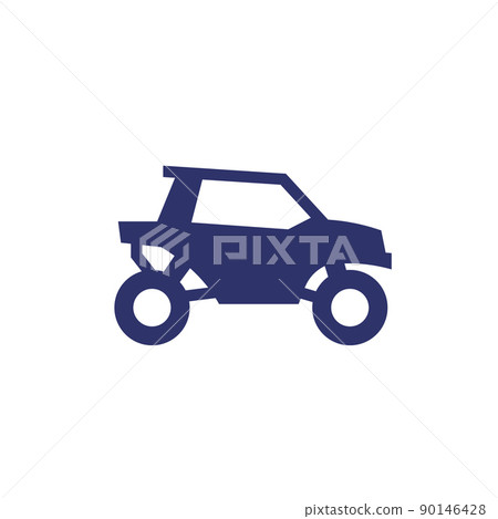 UTV icon, Side-by-side vehicle vector 90146428