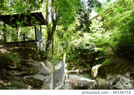 Yugawara Town Manyo Park Yugawara Sou Yugawa Road, terrace seats and fresh greenery Yugawara Town Manyo Park Yugawara Sou Yugawa Road, terrace seats and fresh greenery 90146758