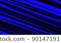 Blue and dark linear abstract background 90147191