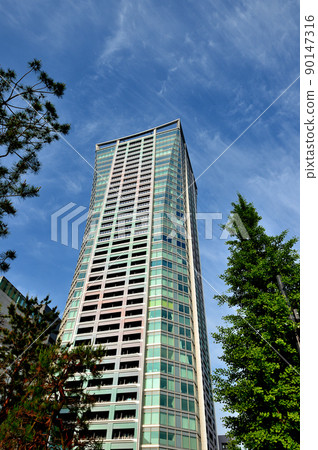 澀谷區役所及其周邊的風景 澀谷區役所及其周邊的風景 90147316