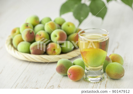 Harvested Ome plum wine plum syrup Harvested Ome plum wine plum syrup 90147912