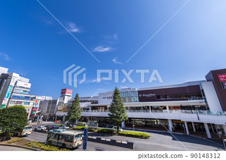 Scenery of the west exit of Tokorozawa Station 90148312