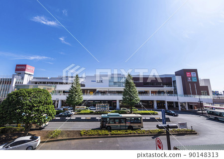 Scenery of the west exit of Tokorozawa Station 90148313
