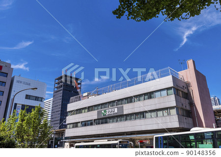 Scenery of the south exit of JR "Nakano" station 90148356